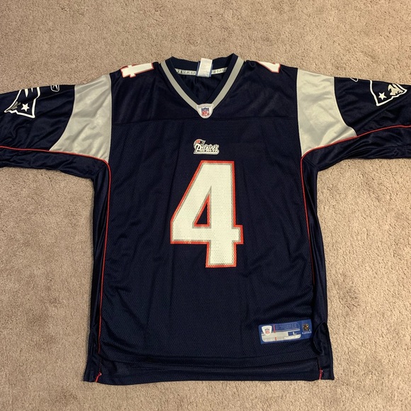 New England Patriots #4 Adam Vinatieri Jersey L Blue NFL - Picture 2 of 4